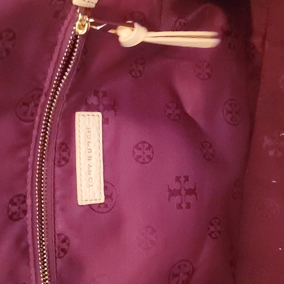 Tory Burch Large Tote multi color stripe shoulder bag - Picture 4 of 7